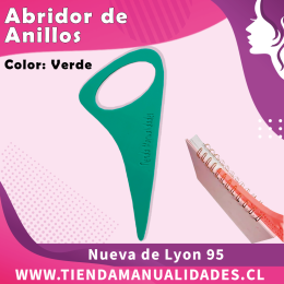 Regla Abridor de Anillos VERDE - Entrega Inmediata