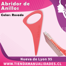 Regla Abridor de Anillos  ROSADA - Entrega Inmediata