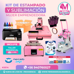 KSE14 Kit Sublimación y Estampado - Entrega Inmediata