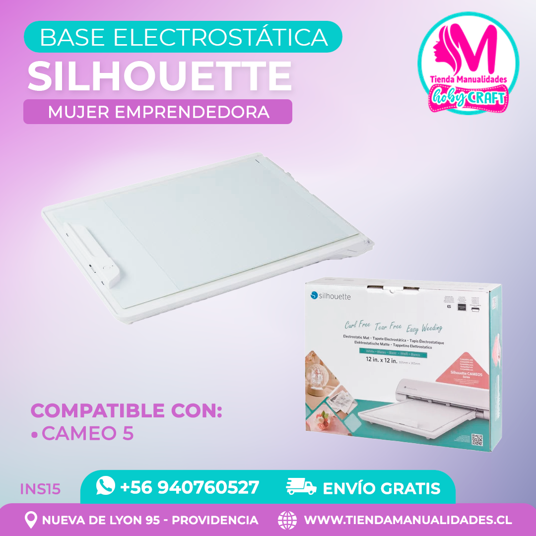 INS15 Tapete electrostático Silhouette Cameo 5 - Entrega inmediata