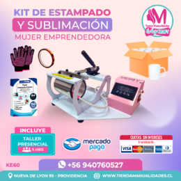 KE60 Kit Estampadora de tazas HobyPress - Envío gratis