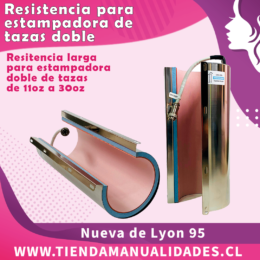Resistencia para Estampadora de Tazas doble HobyPress Pink