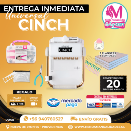 UCH25 Encuadernadora Universal Cinch - Entrega Inmediata