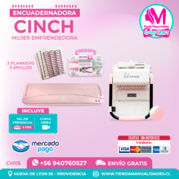 CH115 Cinch rosada + Curso Video + Taller presencial - Envío Gratis - Entrega Inmediata