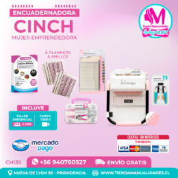 CH135 Cinch rosada + Curso Video + Taller presencial - Envío Gratis - Entrega Inmediata