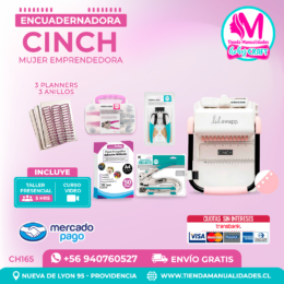 CH165 Cinch rosada + Curso Video + Taller presencial - Envío Gratis - Entrega Inmediata