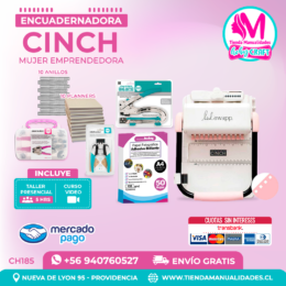 CH185 Cinch rosada + Curso Video + Taller presencial - Envío Gratis - Entrega Inmediata