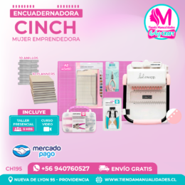 CH195 Cinch rosada + Curso Video + Taller presencial - Envío Gratis - Entrega Inmediata