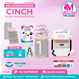 CH225 Cinch rosada + Curso Video + Taller presencial - Envío Gratis - Entrega Inmediata