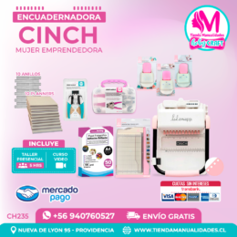 CH235 Cinch rosada + Curso Video + Taller presencial - Envío Gratis - Entrega Inmediata