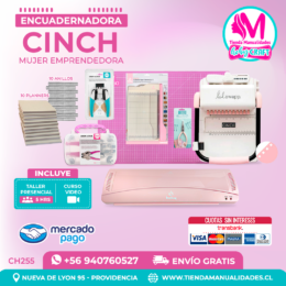 CH255 Cinch rosada + Curso Video + Taller presencial - Envío Gratis - Entrega Inmediata