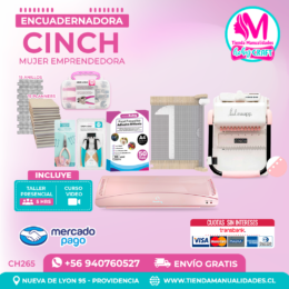 CH265 Cinch rosada + Curso Video + Taller presencial - Envío Gratis - Entrega Inmediata
