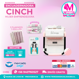 CH95 Cinch rosada + Curso Video + Taller presencial - Envío Gratis - Entrega Inmediata