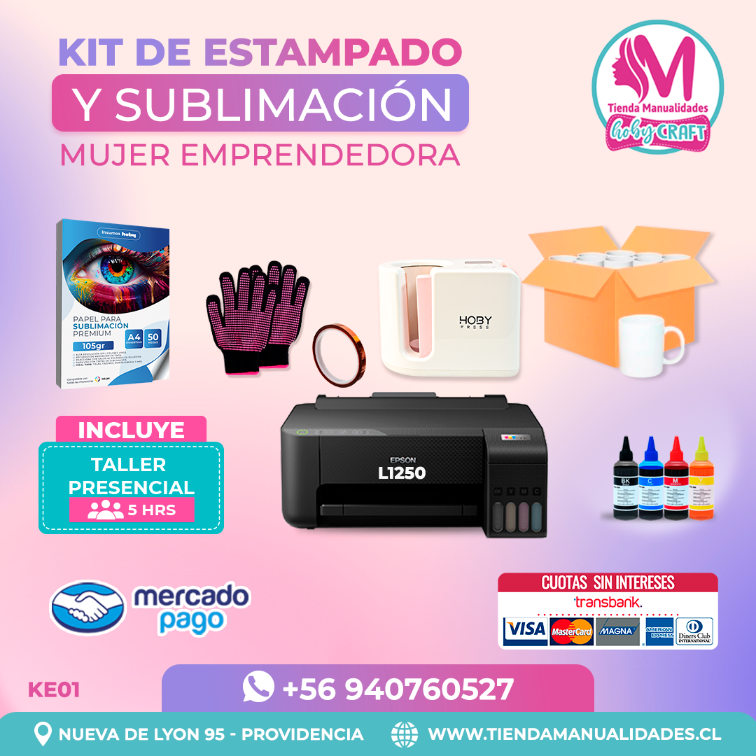 KE0100 - Kit de estampado y sublimación