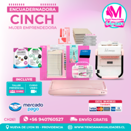 CH261 Cinch rosada + Curso Video + Taller presencial - Envío Gratis - Entrega Inmediata
