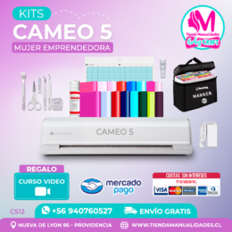 C512 Kit Silhouette Cameo 5 blanca + Envío gratis - Entrega inmediata