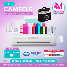 C513 Kit Silhouette Cameo 5 blanca + Envío gratis - Entrega inmediata