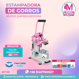 EST120 Estampadora de Gorros Jockey HobyPress