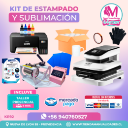 KE92 Kit Estampadora Automática 38x38cm HobyPress - Envío gratis
