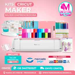 CRM110 Plotter Cricut Maker2 – Taller presencial – Envío gratis – Entrega inmediata