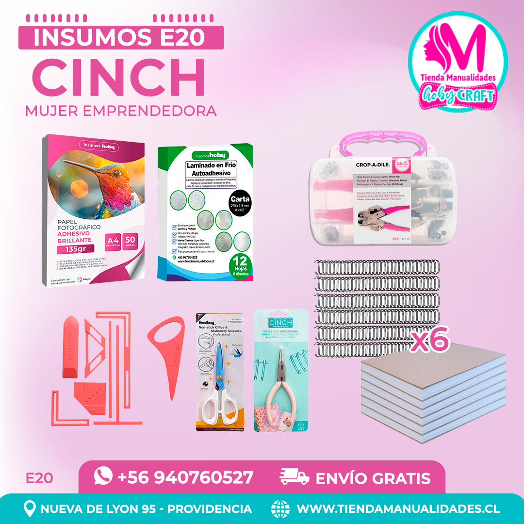 E20 Insumos Encuadernación - Envío gratis