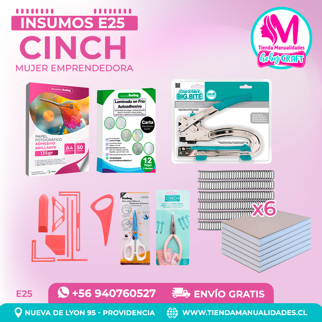 E25 Insumos Encuadernación - Envío gratis