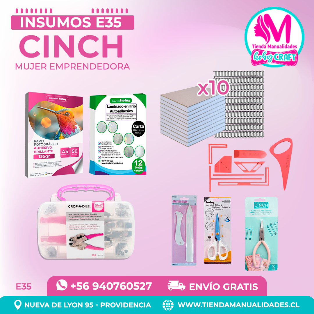 E35 Insumos Encuadernación - Envío gratis