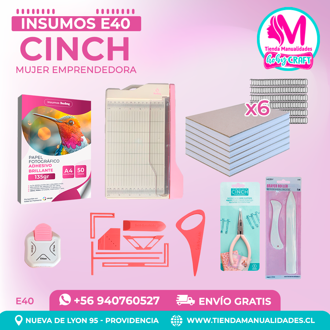 E40 Insumos Encuadernación - Envío gratis