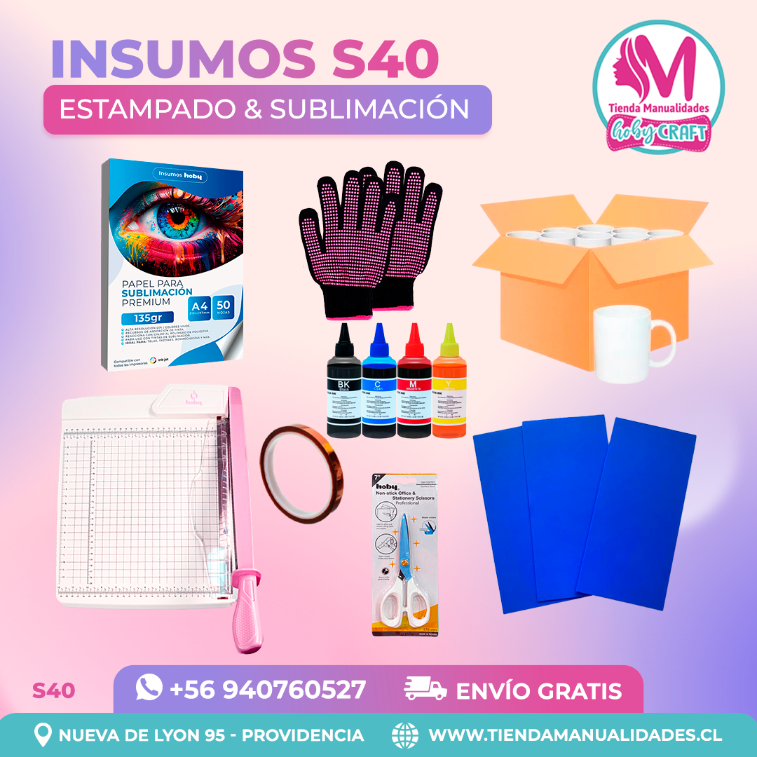 S40 Insumos de estampado y sublimación - Envío gratis