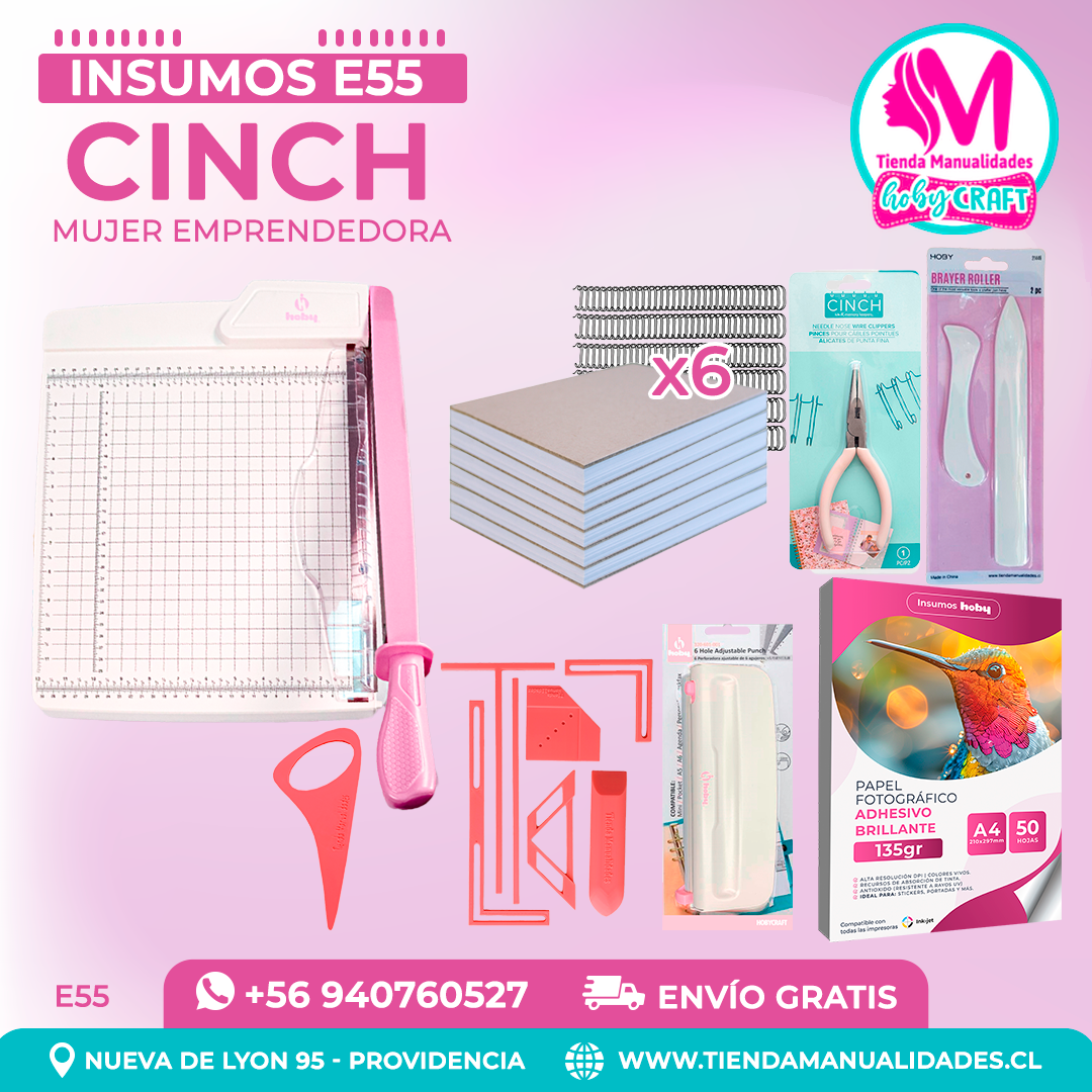 E55 Insumos Encuadernación - Envío gratis