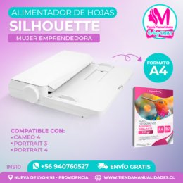 INS10 Alimentador de hojas Silhouette A4 - Entrega inmediata