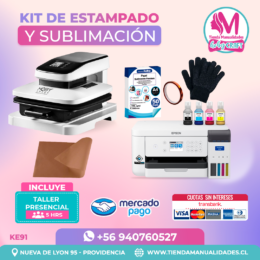 KE91 Kit Estampadora Automática 38x38cm HobyPress - Envío gratis
