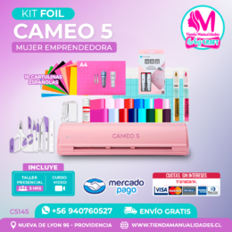 C5145 Kit Foil Cameo 5 rosada + Envío gratis - Entrega inmediata