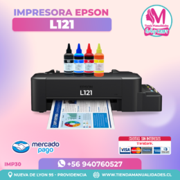 IMP30 Impresora L121 para Sublimación + Tinta de Sublimación - Entrega Inmediata