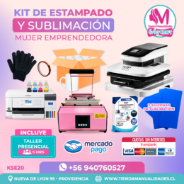 KSE20 Kit Sublimación y Estampado - Entrega Inmediata