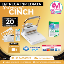 UCH05 Encuadernadora Universal Cinch - Entrega Inmediata
