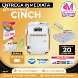 UCH10 Encuadernadora Universal Cinch - Entrega Inmediata